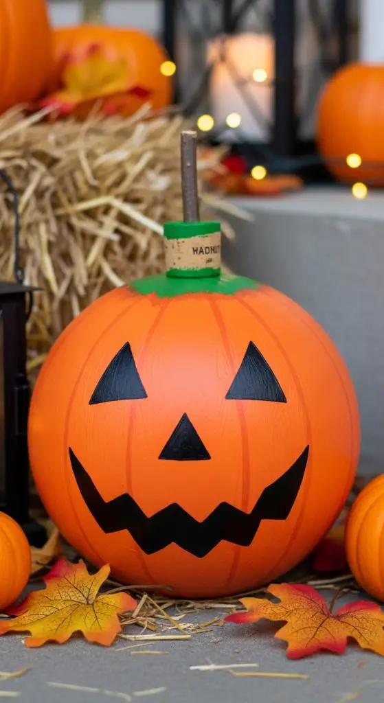 1. Classic Jack-o’-Lantern Bowling Ball