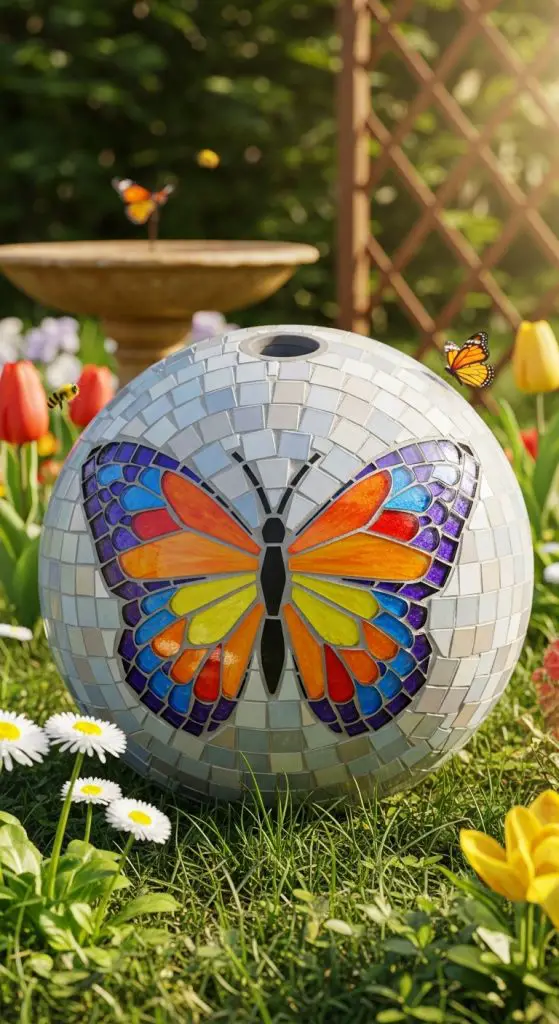 12. Butterfly Mosaic Ball