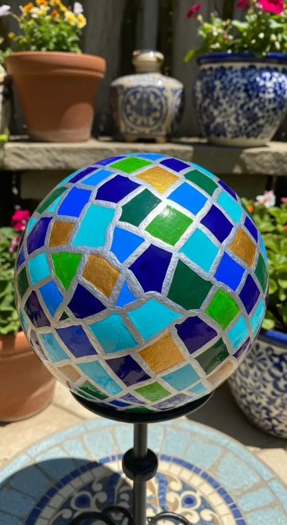 13. Mosaic Style with Paint