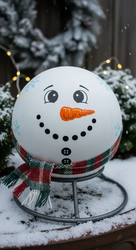 2. Holiday Snowman Ornament