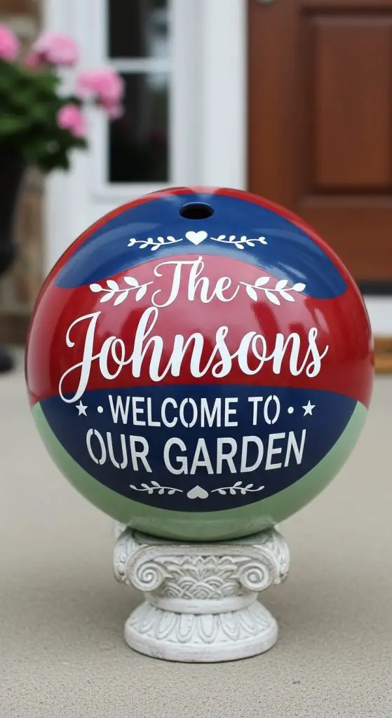 20. Personalized Name Ball