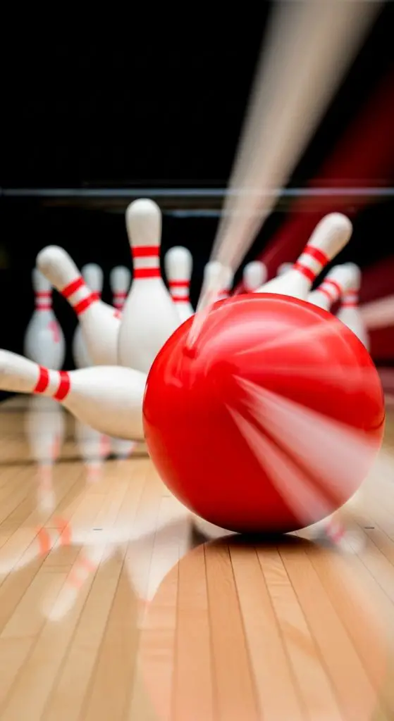 7. Color Pop – Red Ball with White Pins