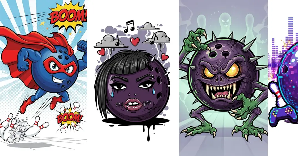 bowling ball cartoon