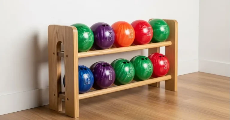 bowling ball shelf