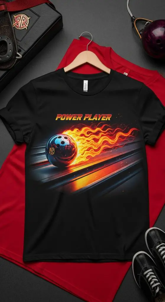 1. Classic Flaming Bowling Ball for the Power Player