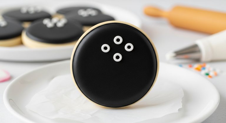 bowling ball cookie featured image