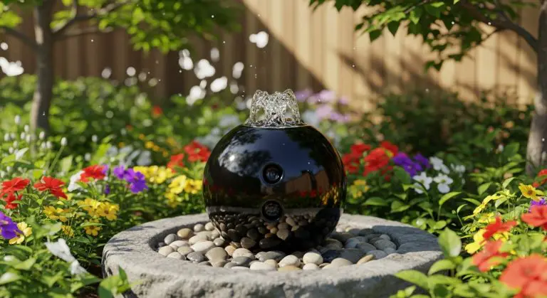 bowling ball fountain