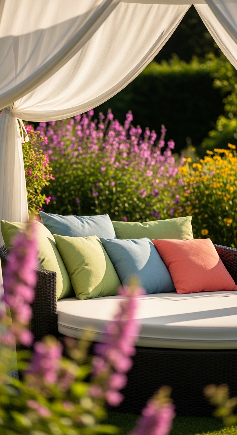 Garden Corner Seating: 15 Creative Ideas To Transform Your Outdoor Space - Outdoor Corner Seating Areas With Luxurious Textiles