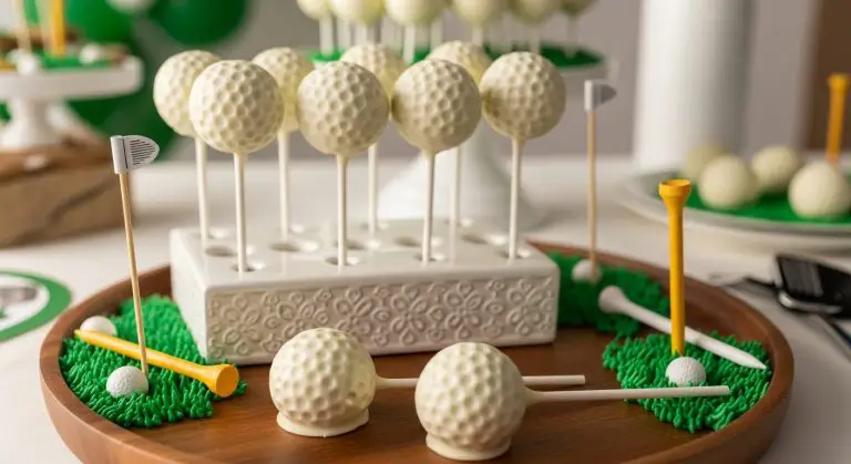 Golf Ball Cake Pops