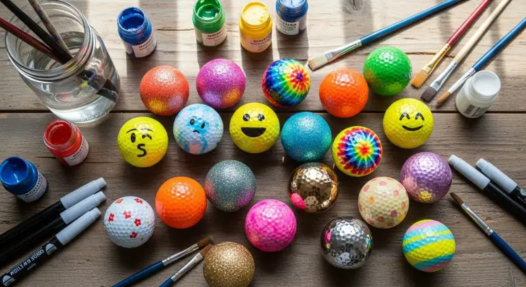 Golf Ball Coloring Ideas