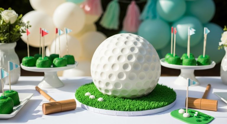 Golf Ball Smash Cake