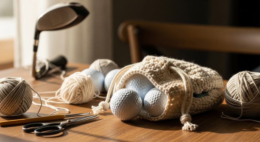 Golf Ball Bag Crochet Pattern