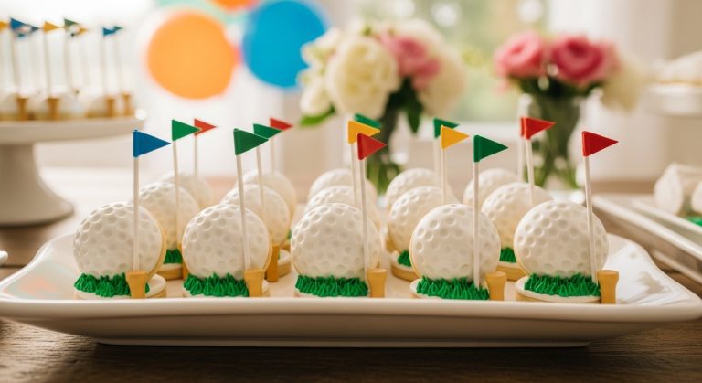 Golf Ball Decorated Cookies