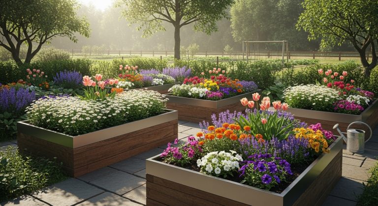 Raised Garden Beds Flowers