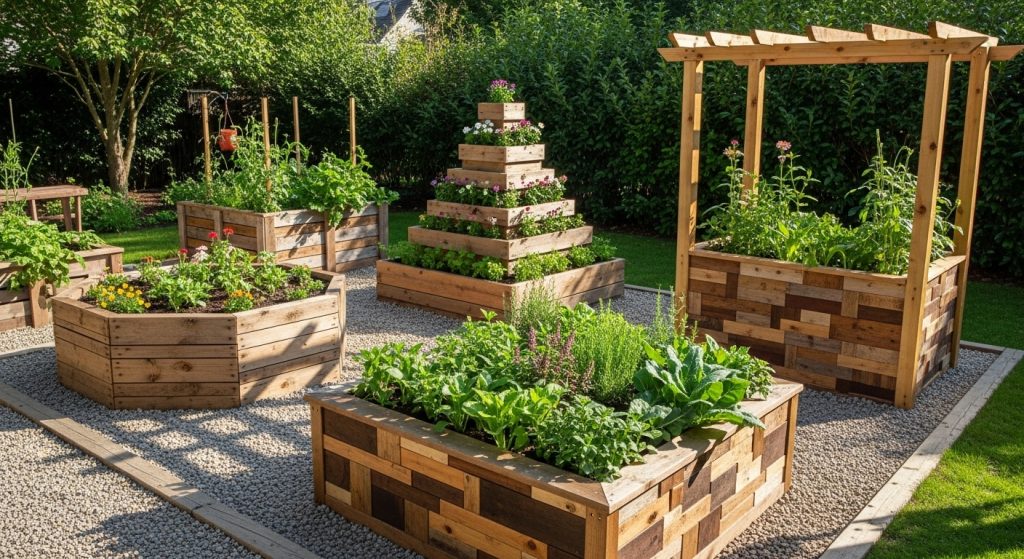 Raised Garden Beds From Pallets
