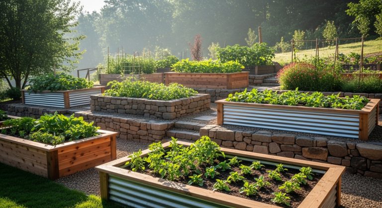 Raised Garden Beds On A Slope