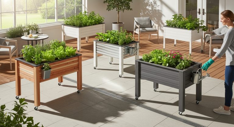 Raised Garden Beds On Wheels