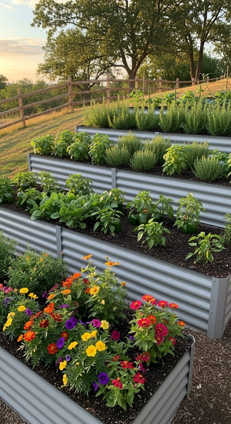 Raised Garden Beds Corrugated Metal: 15 Beautiful And Functional