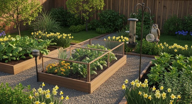 squirrel proof garden