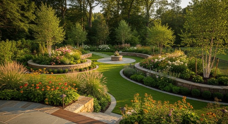 Curved Garden Design