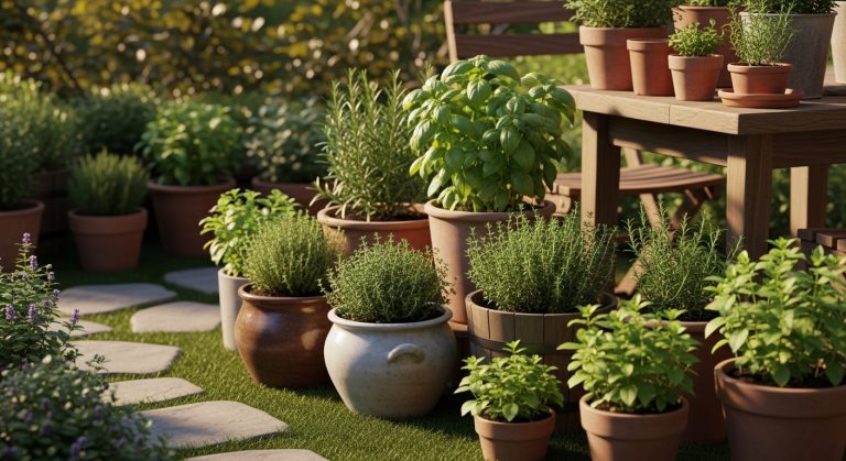 Potted Herb Garden Ideas
