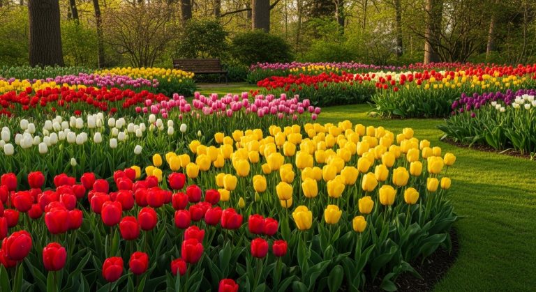 Tulips Garden Ideas