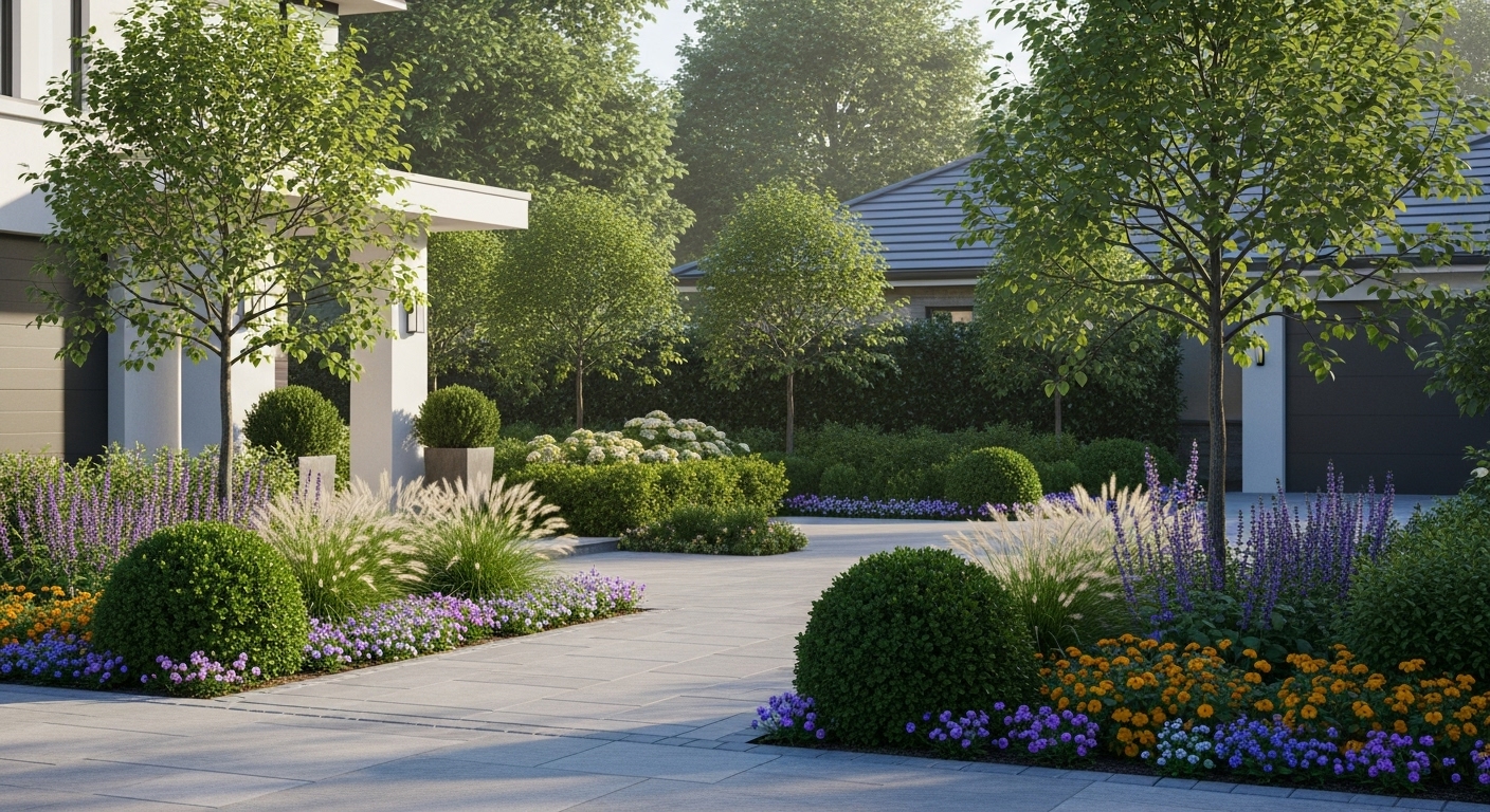 15 Front Garden Ideas For A Stunning Driveway Makeover 15 Front Garden Ideas For A Stunning Driveway Makeover