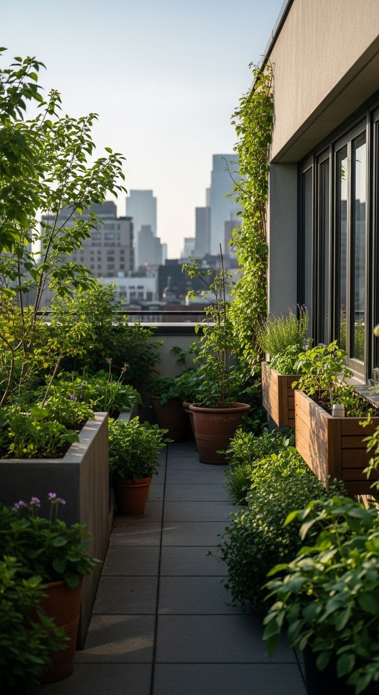 Image showcasing Penthouse Garden Ideas: Transform Your Rooftop Into A Lush Oasis