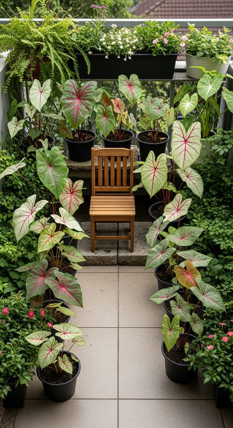 15 Stunning Caladium Garden Ideas For Vibrant Shaded Spaces