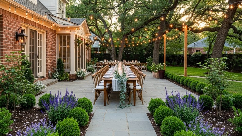 Backyard Wedding Reception