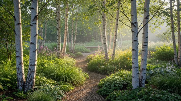 Birch Trees Garden
