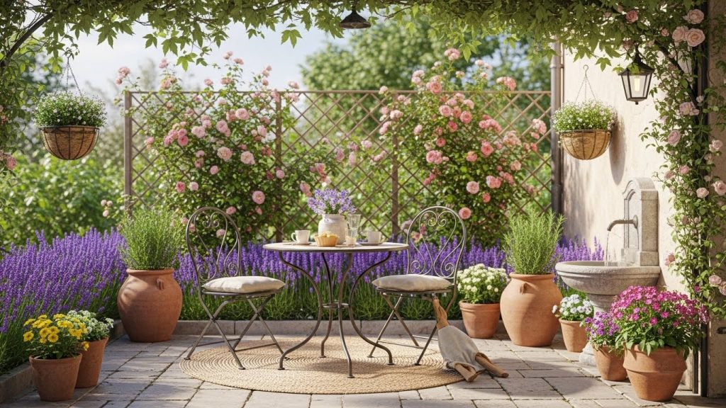 French Country Garden Patio