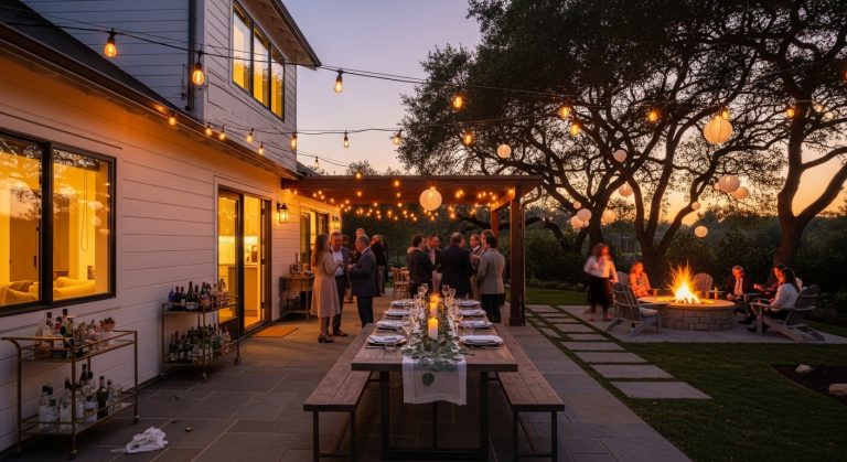 backyard birthday party for adults