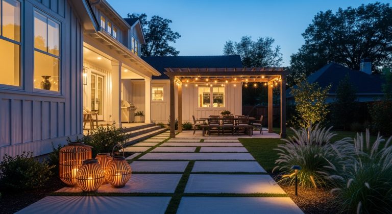 backyard lights