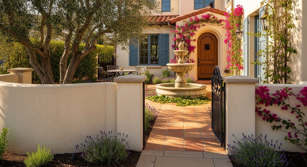front yard courtyard
