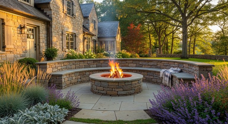 front yard fire pit ideas