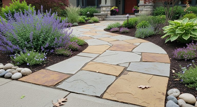 front yard hardscape ideas