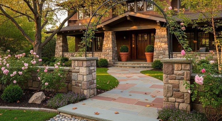 front yard entrance