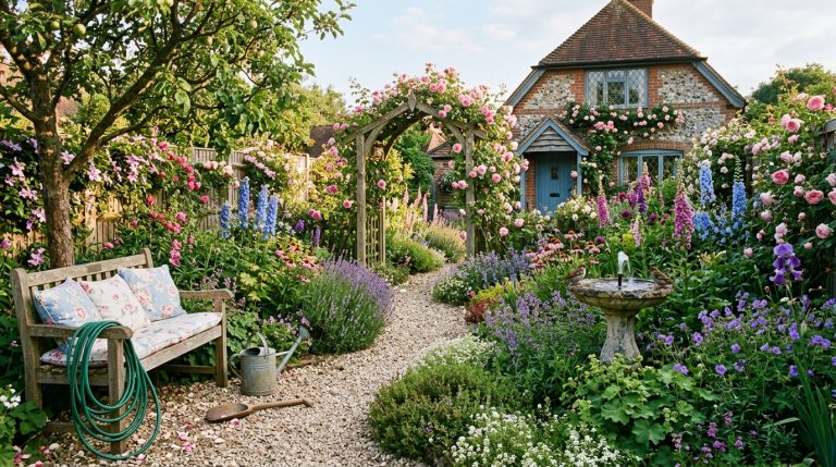 Cottage Garden Backyard