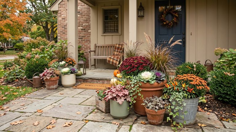 Fall Outdoor Planter Ideas