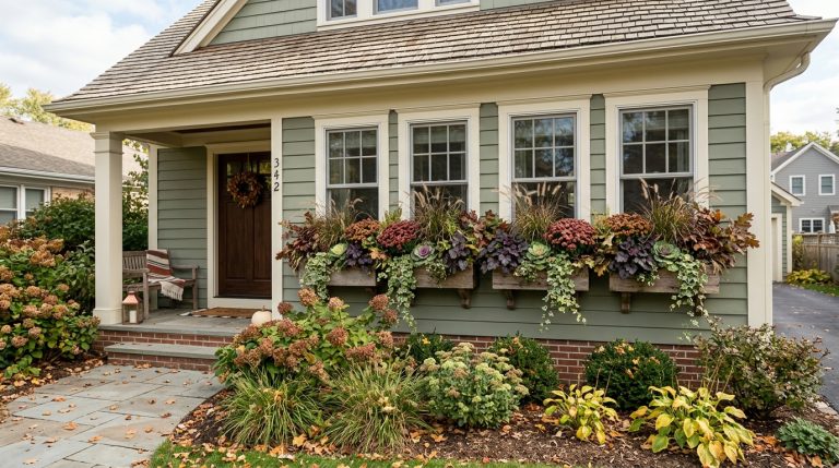 Fall Window Boxes Ideas