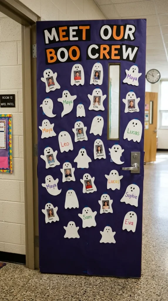5. Friendly Ghost Class Portrait Door