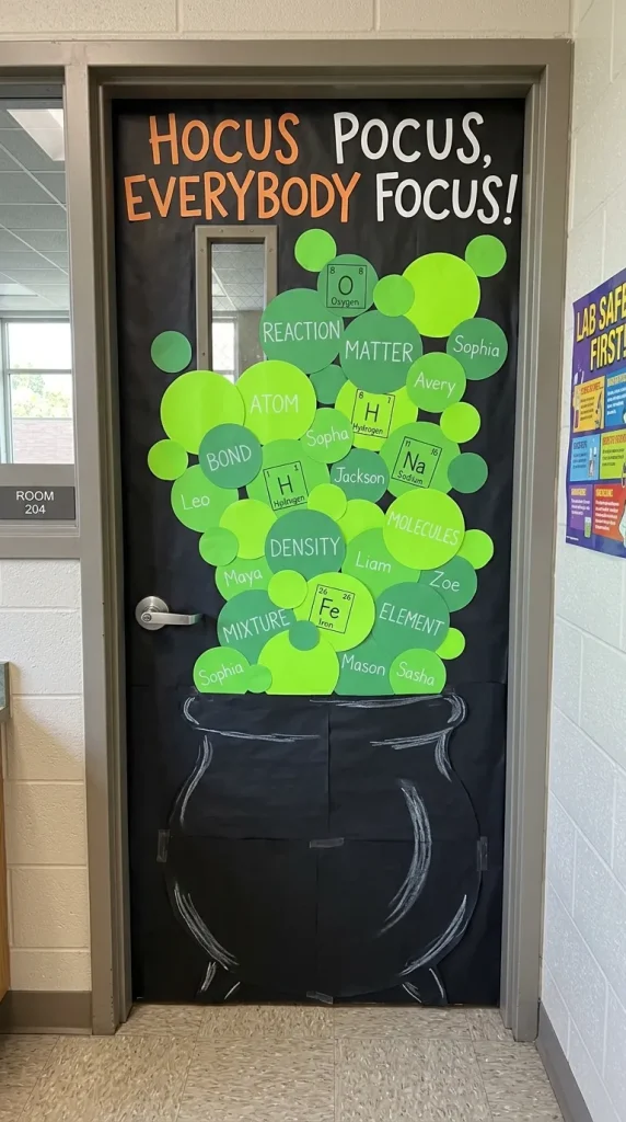 6. Hocus Pocus Science Lab Door