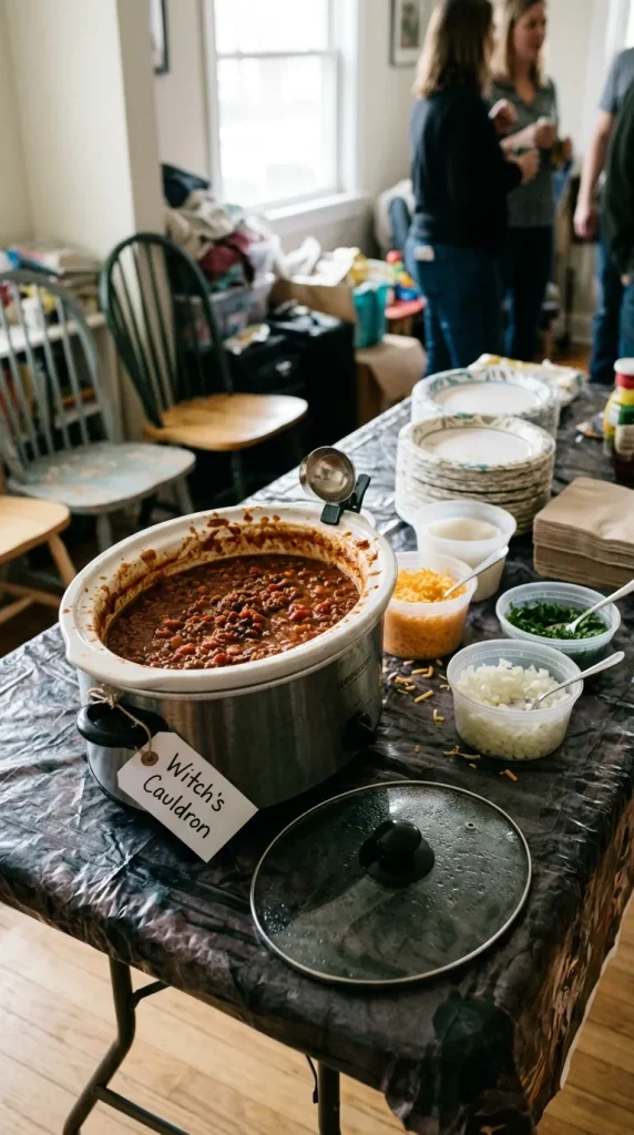 6. Slow-Cooker Witch’s Cauldron Chili